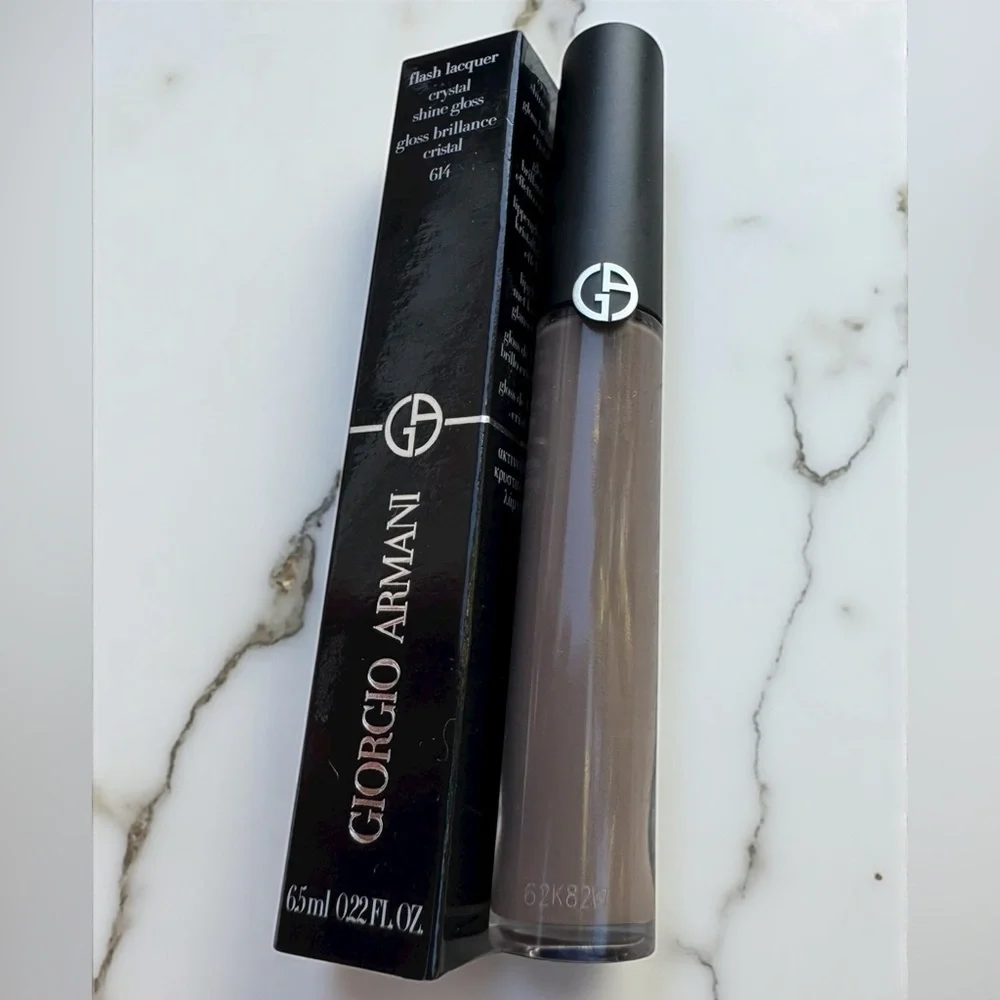 GIORGIO ARMANI (614) BELLADONNA FLASH LACQUER CRYSTAL SHINE GLOSS. NEW IN BOX.